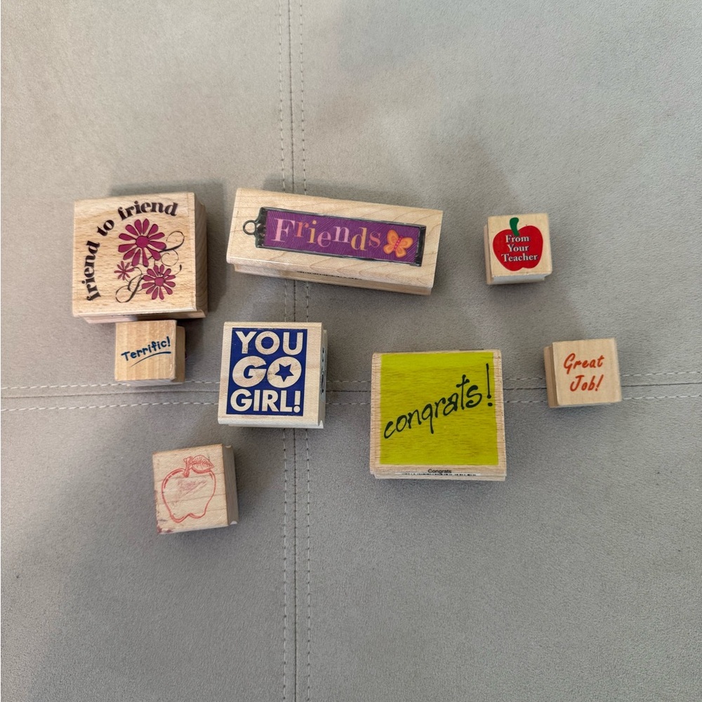 8 Rubber Stamps